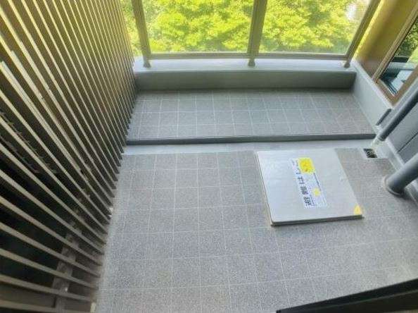 千代田区一番町の賃貸マンションのバルコニー