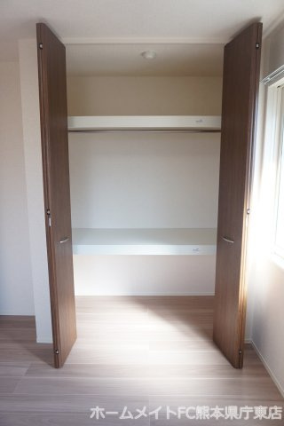 熊本市南区御幸西４丁目のアパートの収納
