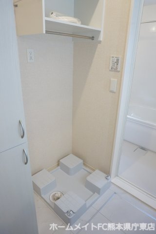熊本市南区御幸西４丁目のアパートの洗面所