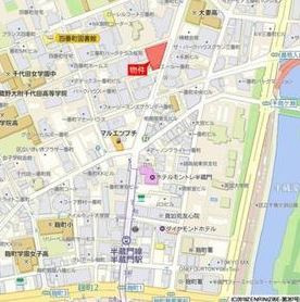 Brillia一番町の地図|Brillia一番町