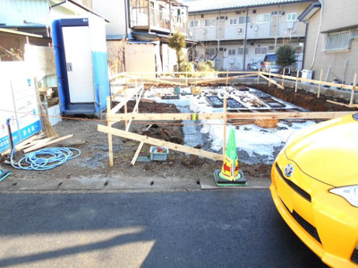 【外観】 | 新築　春日部市　大場　全1棟　1号棟　33坪 | 完成前ですが契約は可能です。モデルハウス紹介。ＬＤＫ20帖。駅徒歩11分。2面ﾊﾞﾙｺﾆｰ。
