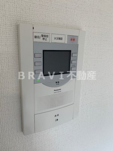 アドバンス大阪城シュアーヴ　BRAVI不動産のセキュリティ|【アドバンス大阪城シュアーヴ】モニター付きインターホン