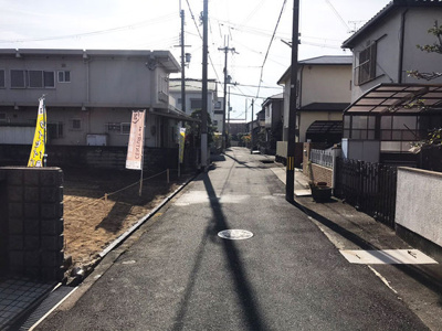 【前面道路含む現地写真】 | タイセイパレス北楠の里町 | 現地写真（2019年12月）