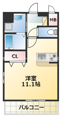 CHELSEA MANOR新屋敷の間取り