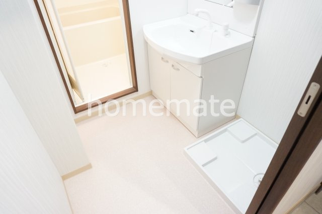 熊本市中央区新屋敷２丁目の賃貸マンションの独立洗面台