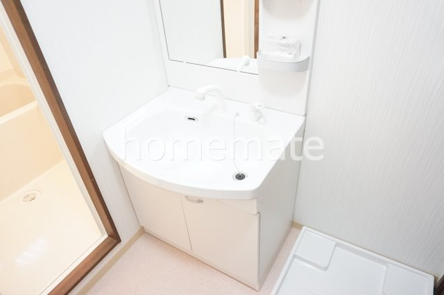 熊本市中央区新屋敷２丁目の賃貸マンションの独立洗面台