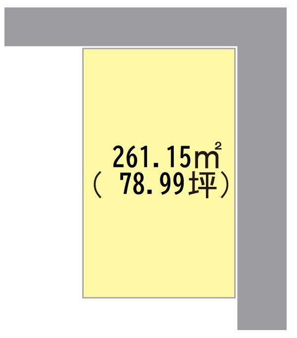 有田市港町・土地・122213の区画図