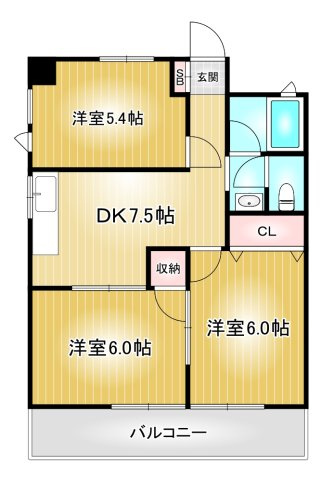 クリーンビルの間取り|クリーンビル