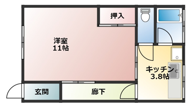 【間取り】 | 第二コーポ上田