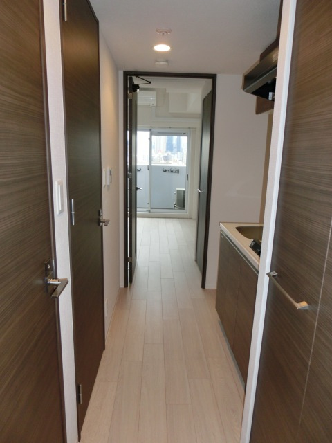 大阪市淀川区十三東１丁目の賃貸マンションの玄関