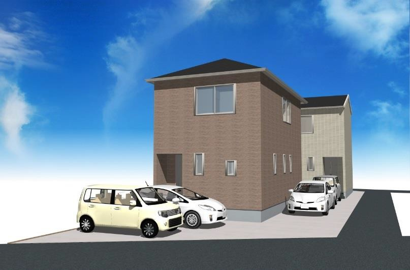 倉敷市田ノ上の一戸建ての外観|イメージパース