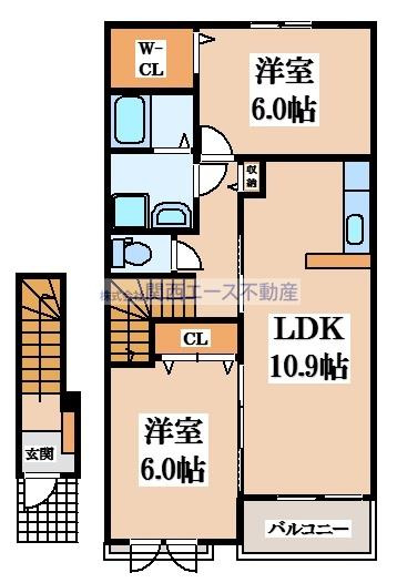【間取り】 | リエート新田Ⅰ
