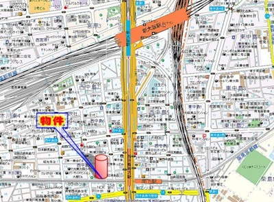 【地図】 | FLAT34新大阪南
