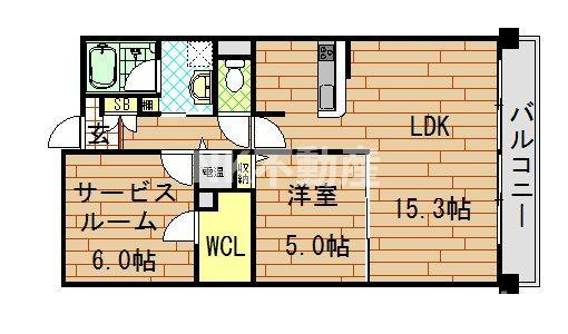 【間取り】 | ソリエベーネ（高井田賃貸） | 間取りです