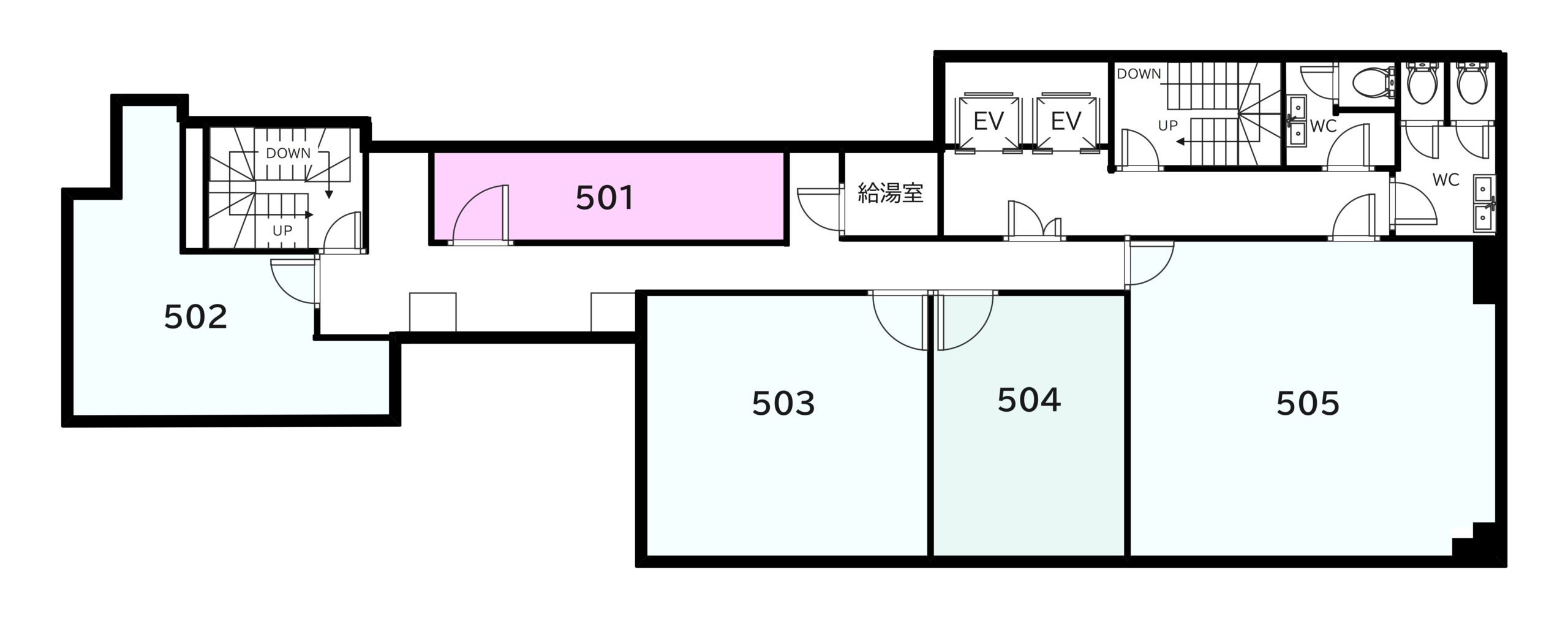 ル・グラシエルBLDG．７の間取り