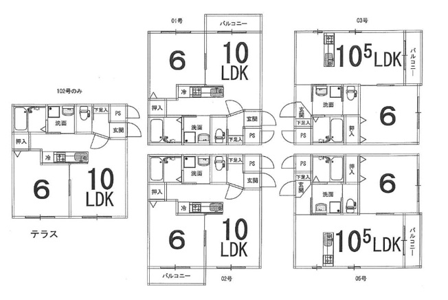 【間取り】 | K60110ｱﾙﾃﾐｽ北大路