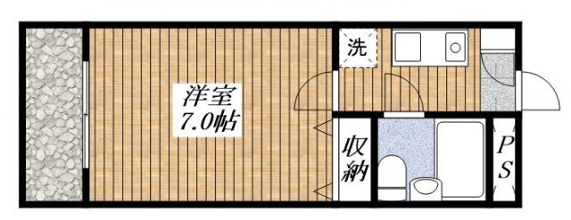 カーサ西立川の間取り