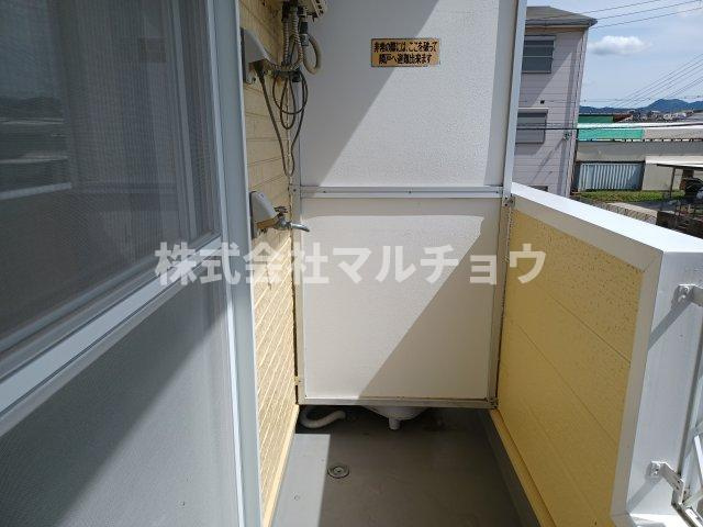 ハイツ　ポラリスのバルコニー|陽当たり良好なバルコニーです