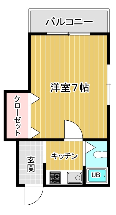 ハイツ　ポラリスの間取り