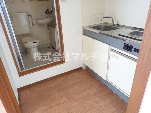 ハイツ　ポラリスのキッチン|キッチンでお料理をお楽しみください