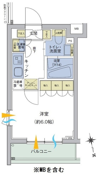 【間取り】 | アジールコート品川中延