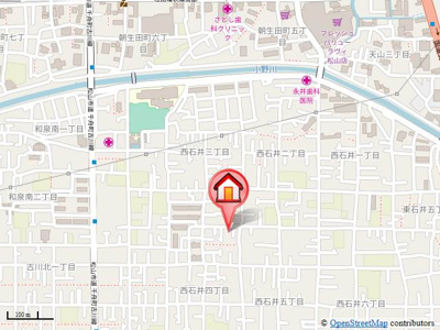 【地図】 | フォブール白石　Ａ棟・