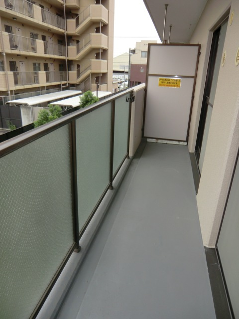 ボヌールみてじまのバルコニー