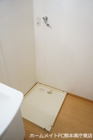 熊本市南区田迎３丁目のアパートの洗面所