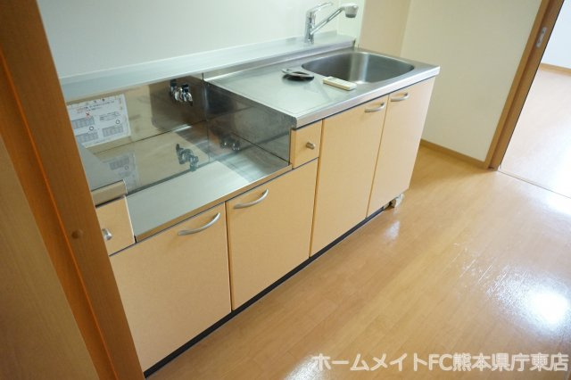 熊本市南区田迎３丁目のアパートのキッチン