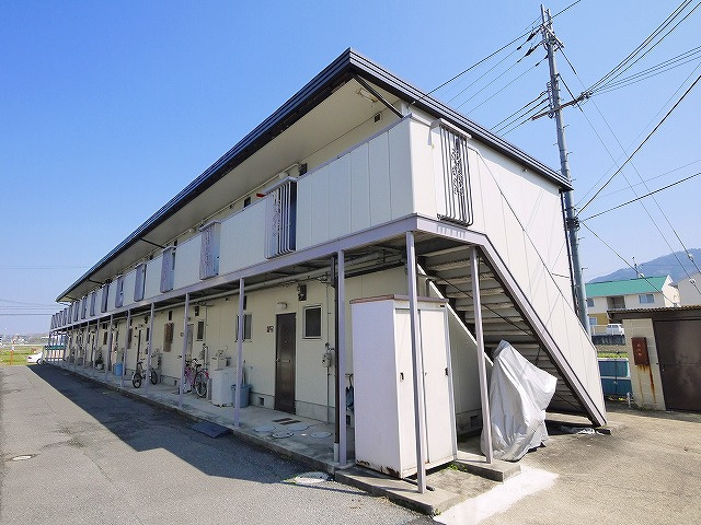 乙木ハイツCの外観|落ち着いた雰囲気の外観です