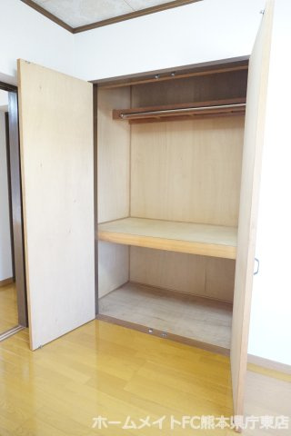 熊本市南区田井島３丁目の賃貸マンションの収納