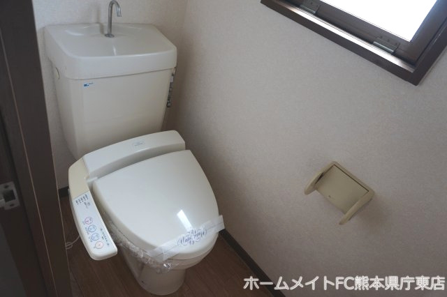 熊本市南区田井島３丁目の賃貸マンションのトイレ