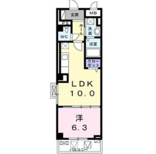 【間取り】 | ラ　ヴィータ西梅田