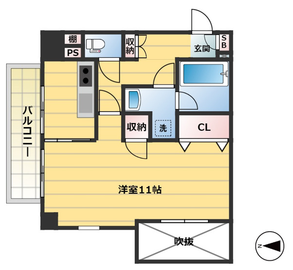 【間取り】 | フローラル東葛西10