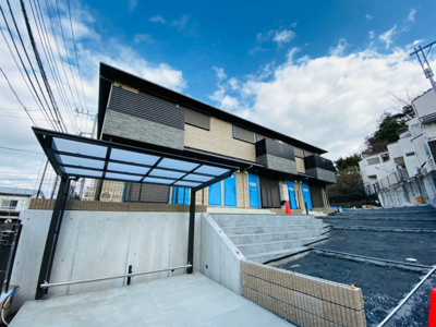 【外観】 | モアグレイス | ※施工中※人気のミサワホーム施工♪郵便局やコンビニも近くて生活しやすい住環境です♪