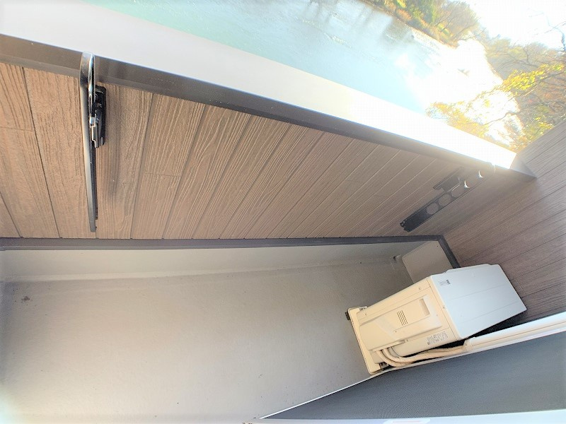 トピア安倍館Bのバルコニー