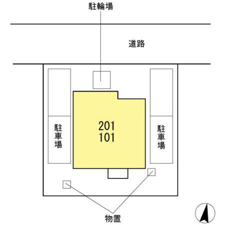 フィレールの駐車場