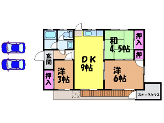 【間取り】 | 天山1丁目一戸建て・
