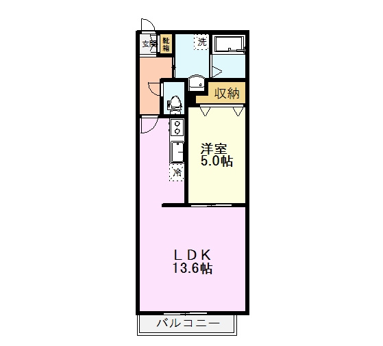 【間取り】 | エミ・アミティエ立川羽衣