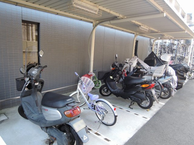 【その他共用部分】 | サンクレイドル横濱鶴見 | バイク置場