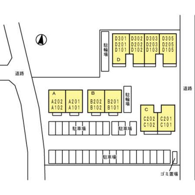 【区画図】 | ザ・パーシモンB