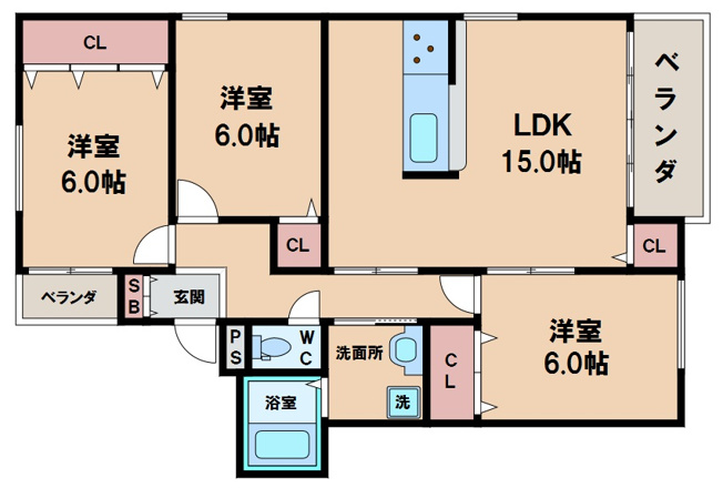 【間取り】 | セレーナ阿倍野