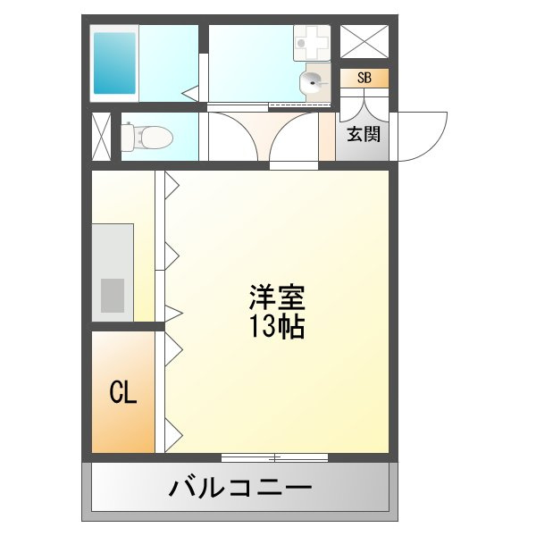 MYアルエットの間取り|家具が置きやすいお部屋です。