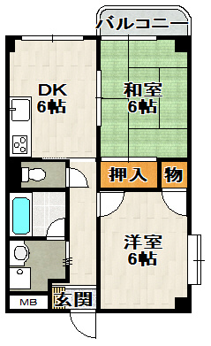 エミネンス宝塚の間取り