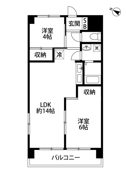 【間取り】 | フェリーチェ相模