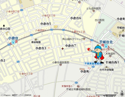 【地図】 | ピソもりみず | 案　内　図