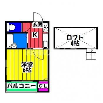 【間取り】 | ロカテール竹下 | ロカテール竹下の間取り