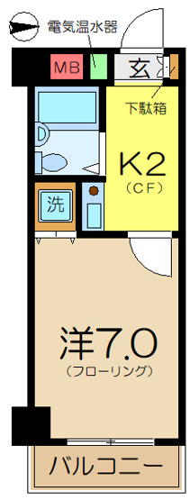 【間取り】 | サンヒルズ上大岡Ａ