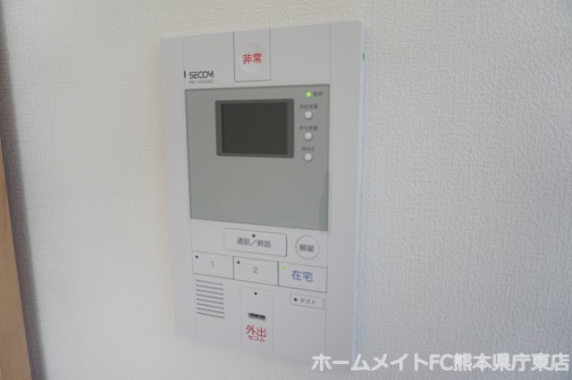 熊本市中央区八王寺町のアパートのセキュリティ