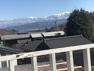 伊那市西町大坊　中古住宅の展望